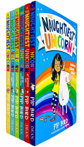 The Naughtiest Unicorn Series 6 Books Collection Set by Pip Bird (Naughtiest Unicorn, Sports Day, Sc