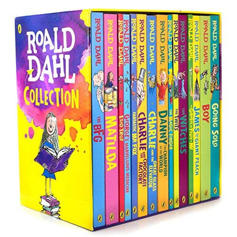 Roald Dahl Collection 15 Fantastic Stories Box Set Including Boy, The BFG, Matilda and Charlie and