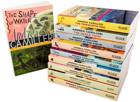 Andrea Camilleri Inspector Montalbano Mysteries 10 Books Collection Set Series 1