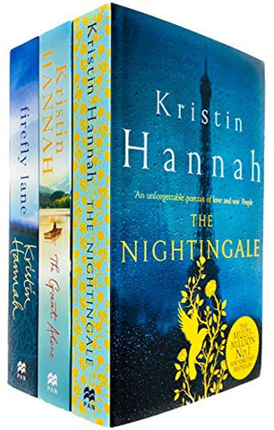 Kristin Hannah 3 Books Collection Set (The Nightingale, The Great Alone & Firefly Lane)